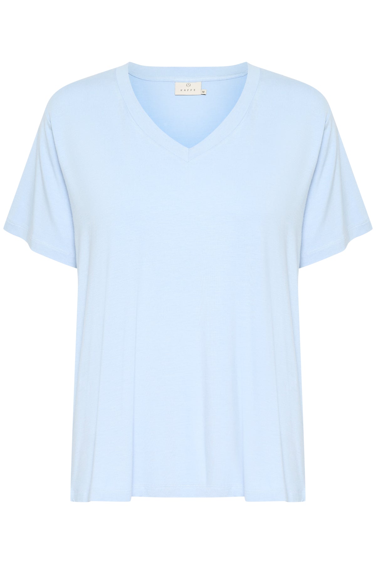 KAfrida V-neck T-Shirt Soft Chambray - 10508581