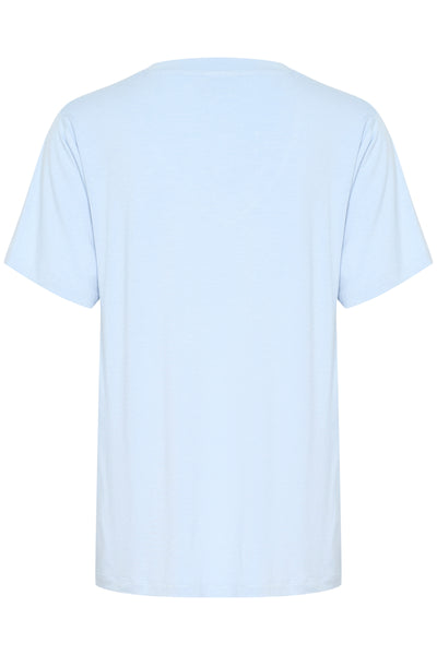 KAfrida V-neck T-Shirt Soft Chambray - 10508581 Thumbnail