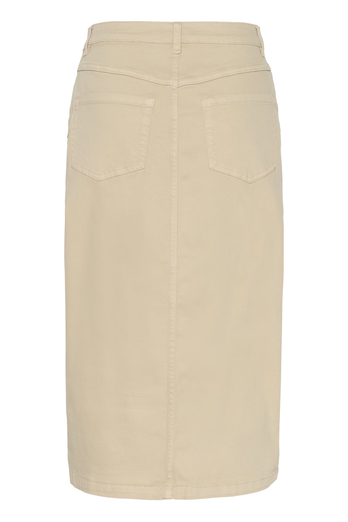 KAzelina Long Denim Skirt Feather Gray - 10508734