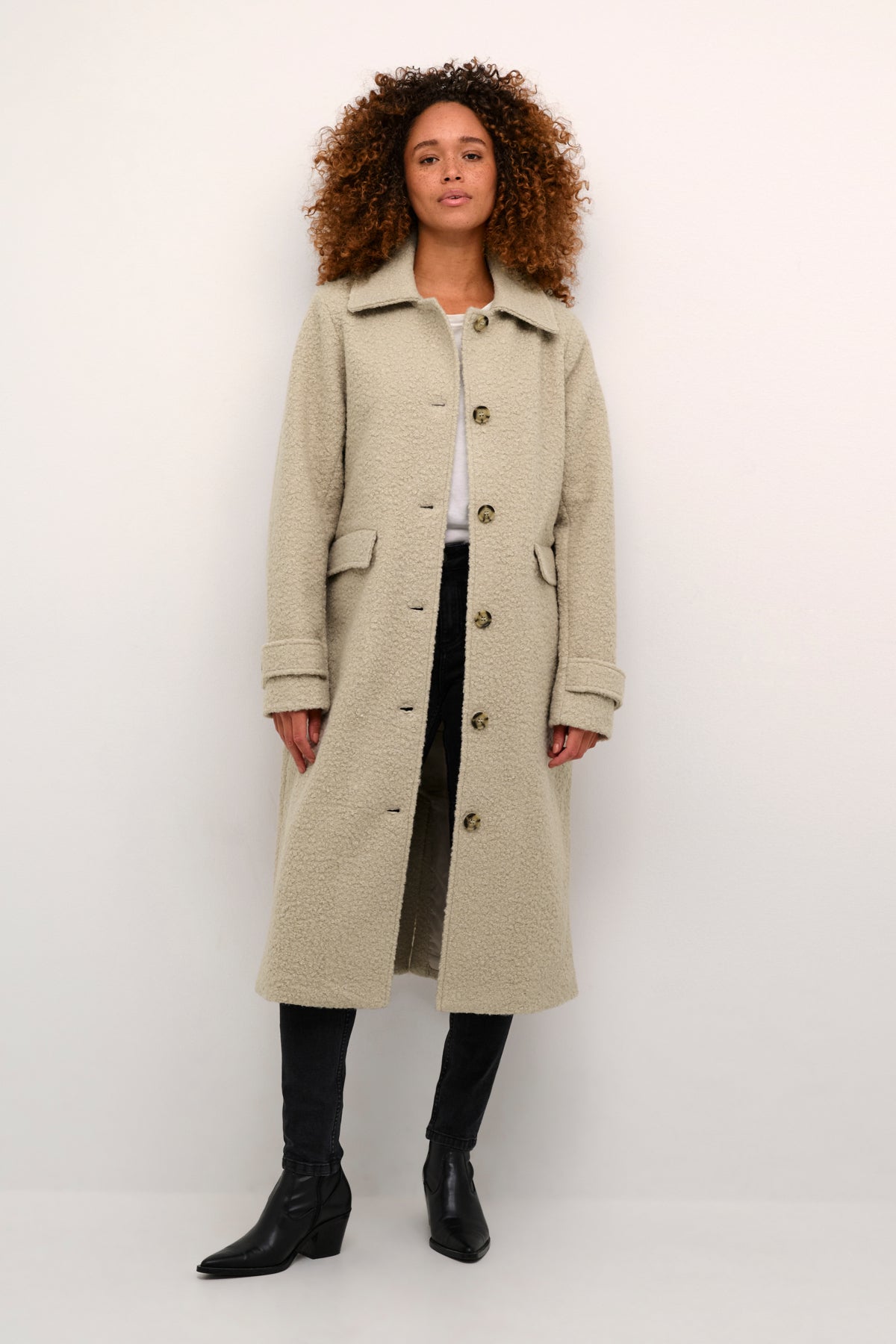 KAannelise Coat 10508770 Feather Gray