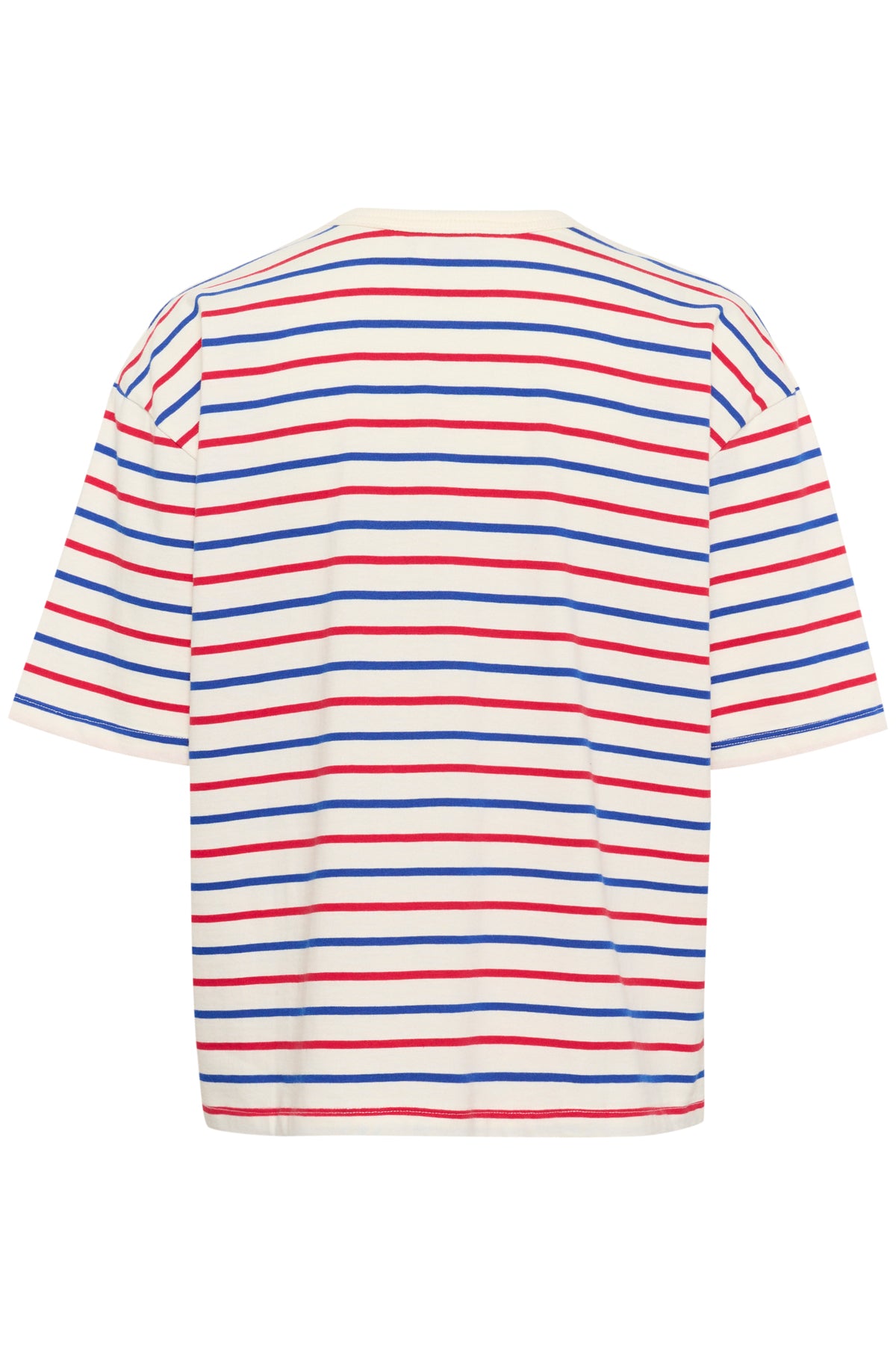 KAwinny 1/2 Sleeve T-Shirt Ant.White/Surf The Web Stripe