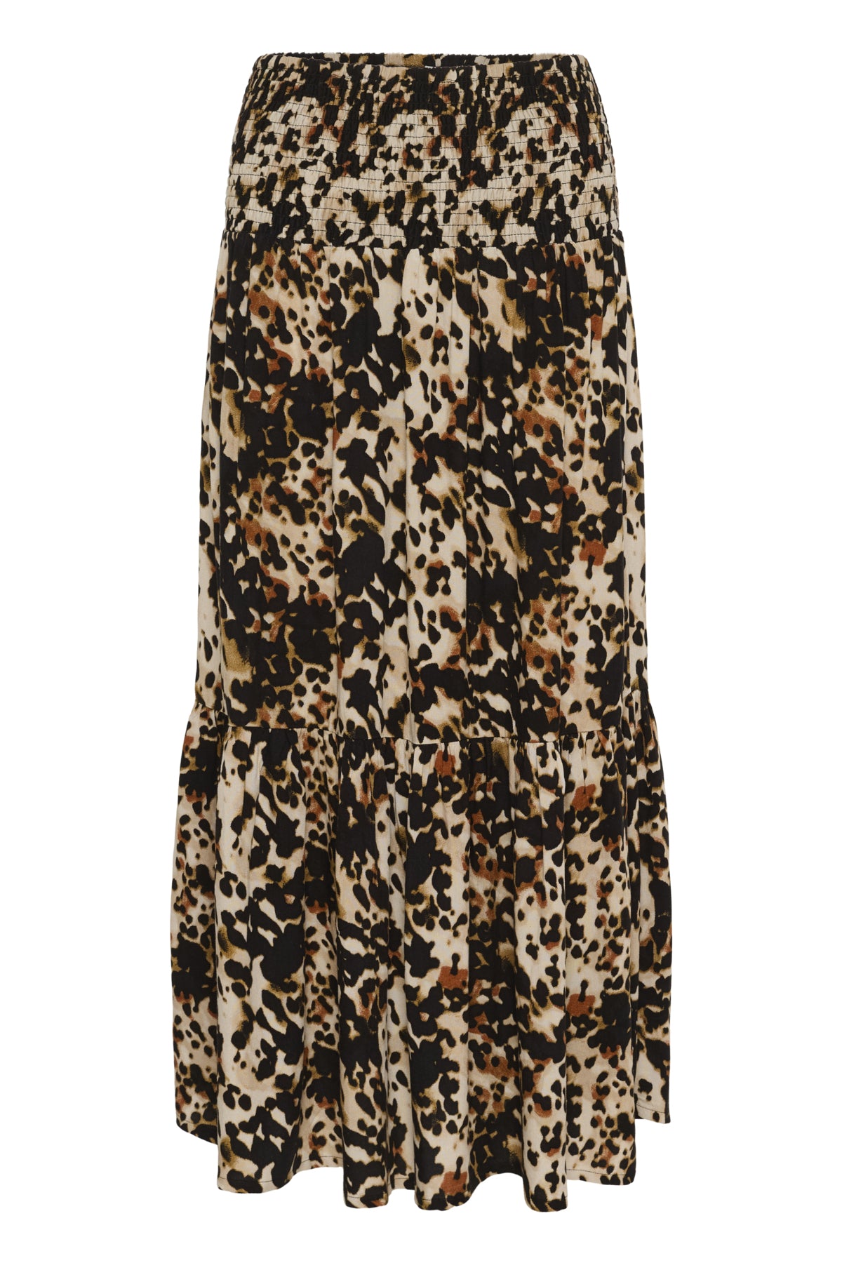 KAmaxi Smock Skirt Leopard Print - 10508816