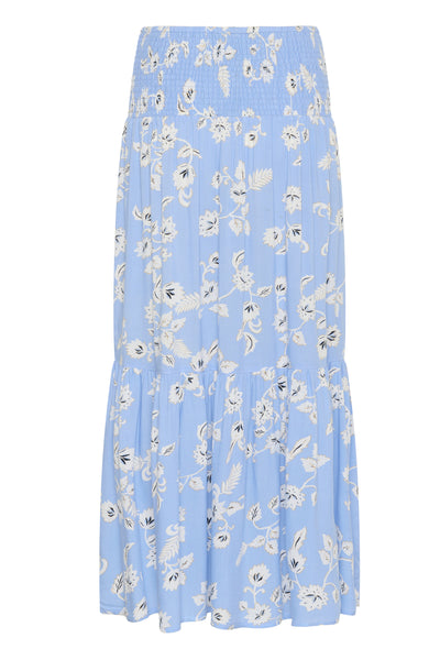 KAmaxi Smock Skirt Vista Blue W.Nantucket AOP - 10508816 Thumbnail