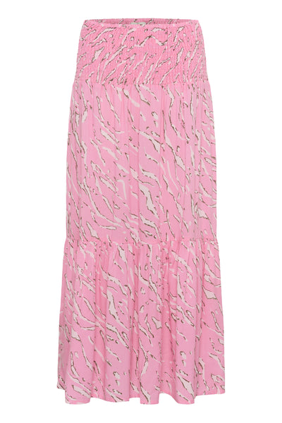 KAmaxi Smock Skirt Prism Pink W. Cradle Pink AOP - 10508816 Thumbnail