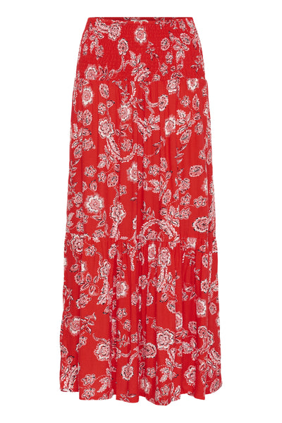 KAmaxi Smock Skirt Red/Chalk/Red Petit Fleur - 10508816 Thumbnail