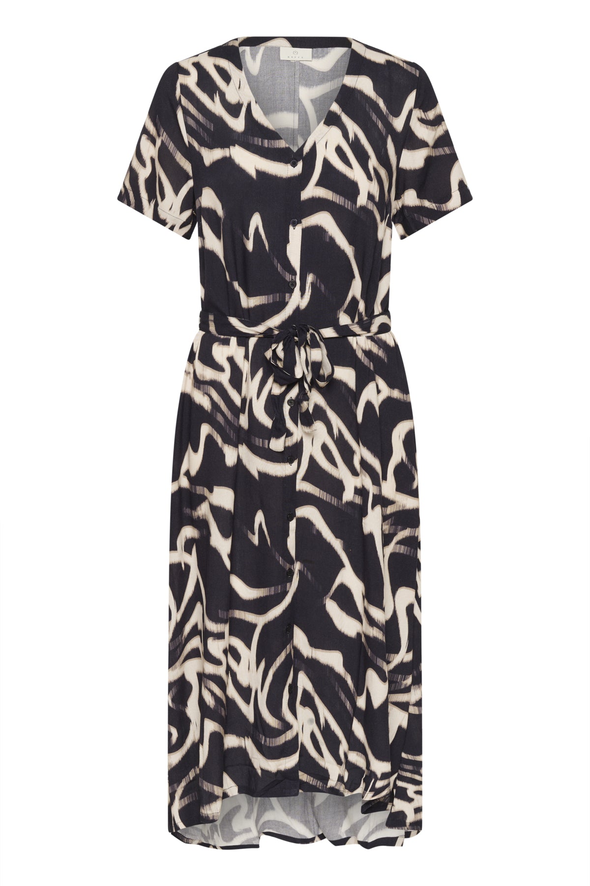 KAbeathe Dress Black/Nature Organic Lines - 10508894