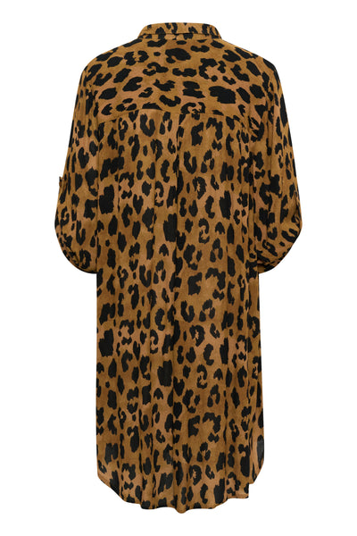 KAjessi Amber Shirt Brown Leopard Print - 10508937 Thumbnail