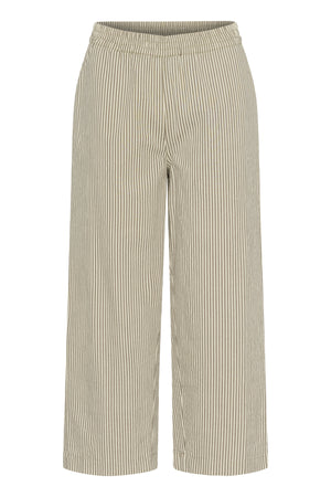 KAnaya Striped Culotte Pants Brindle / Turtledove Stripe