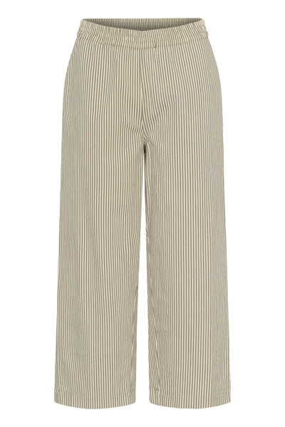 KAnaya Striped Culotte Pants Brindle / Turtledove Stripe Thumbnail
