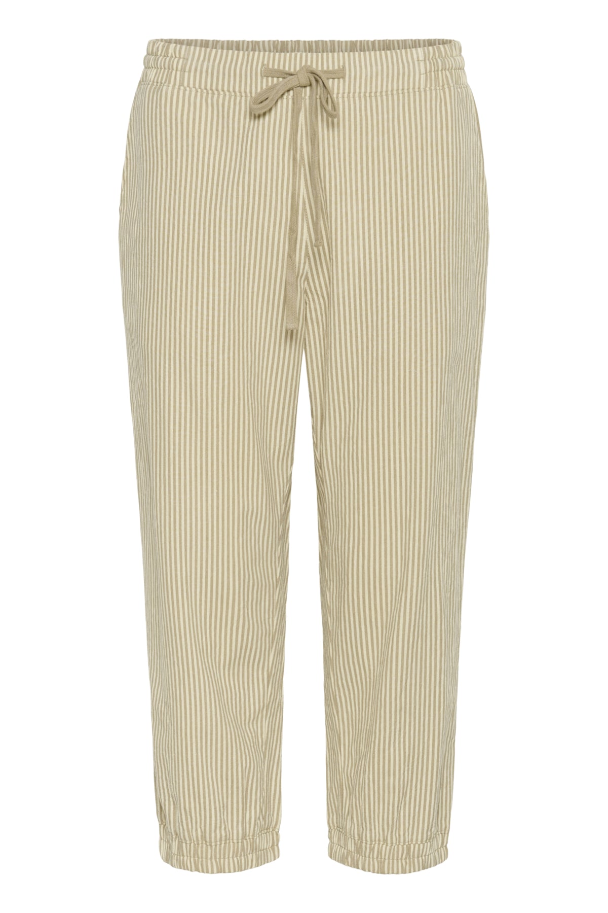KAnaya Striped Capri Pants Chincilla / White stripe - 10509010