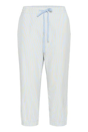 KAnaya Striped Capri Pants Nantucket breeze/White stripe - 10509010