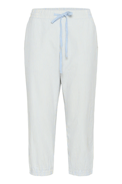 KAnaya Striped Capri Pants Nantucket breeze/White stripe - 10509010 Thumbnail