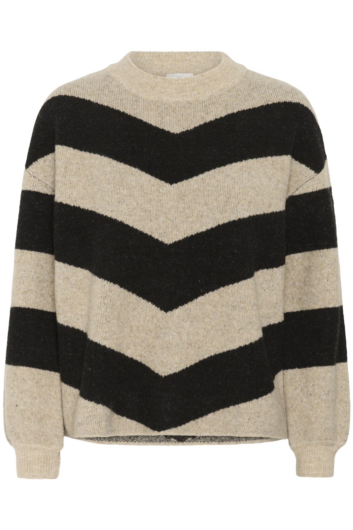 KAverana Knit Pullover Feather Gray M./Black Stripe - 10509061