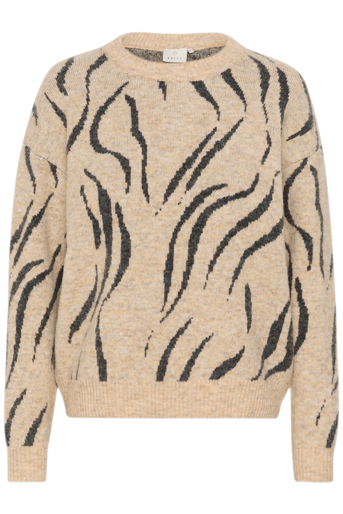 KAbillie Knit Pullover Feather Gray Mel/Dark Grey Mel - 10509148