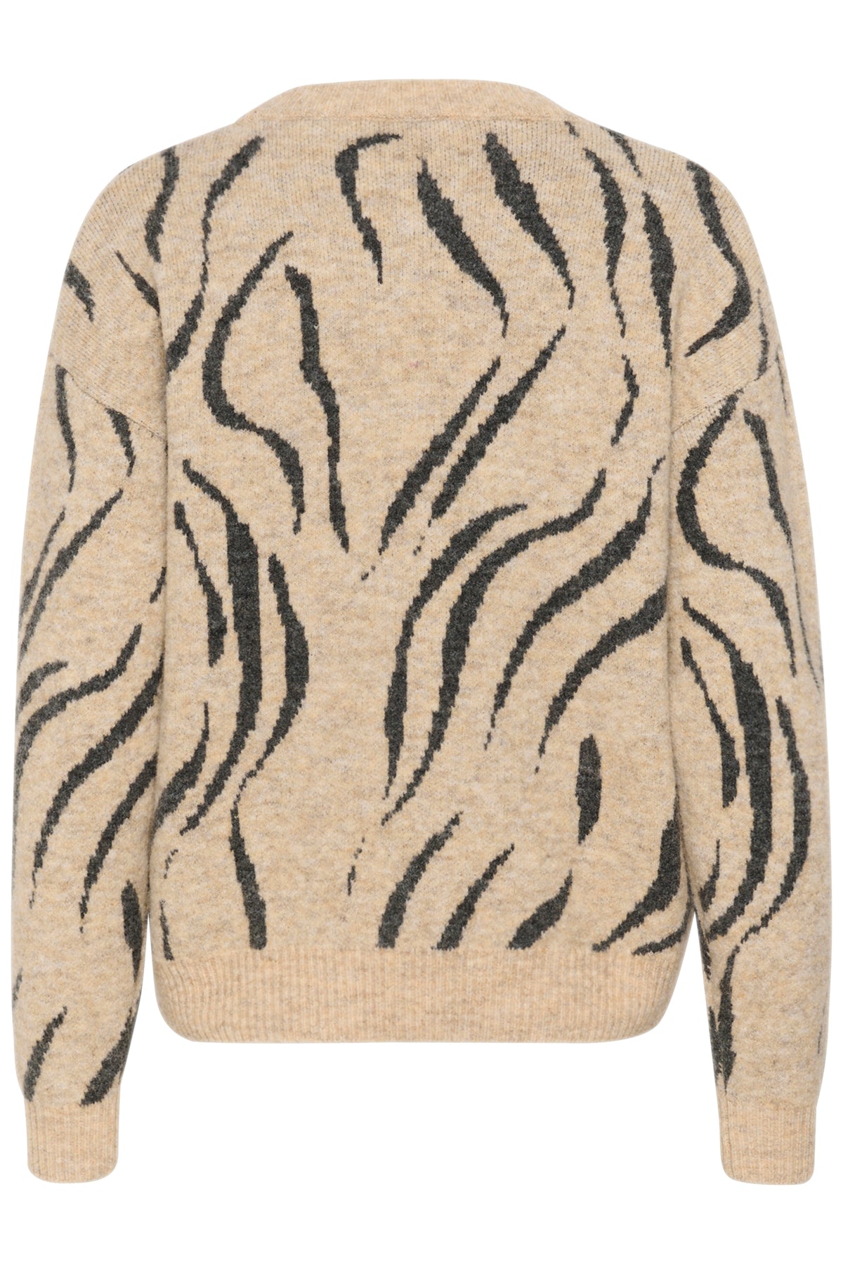 KAbillie Knit Pullover Feather Gray Mel/Dark Grey Mel - 10509148
