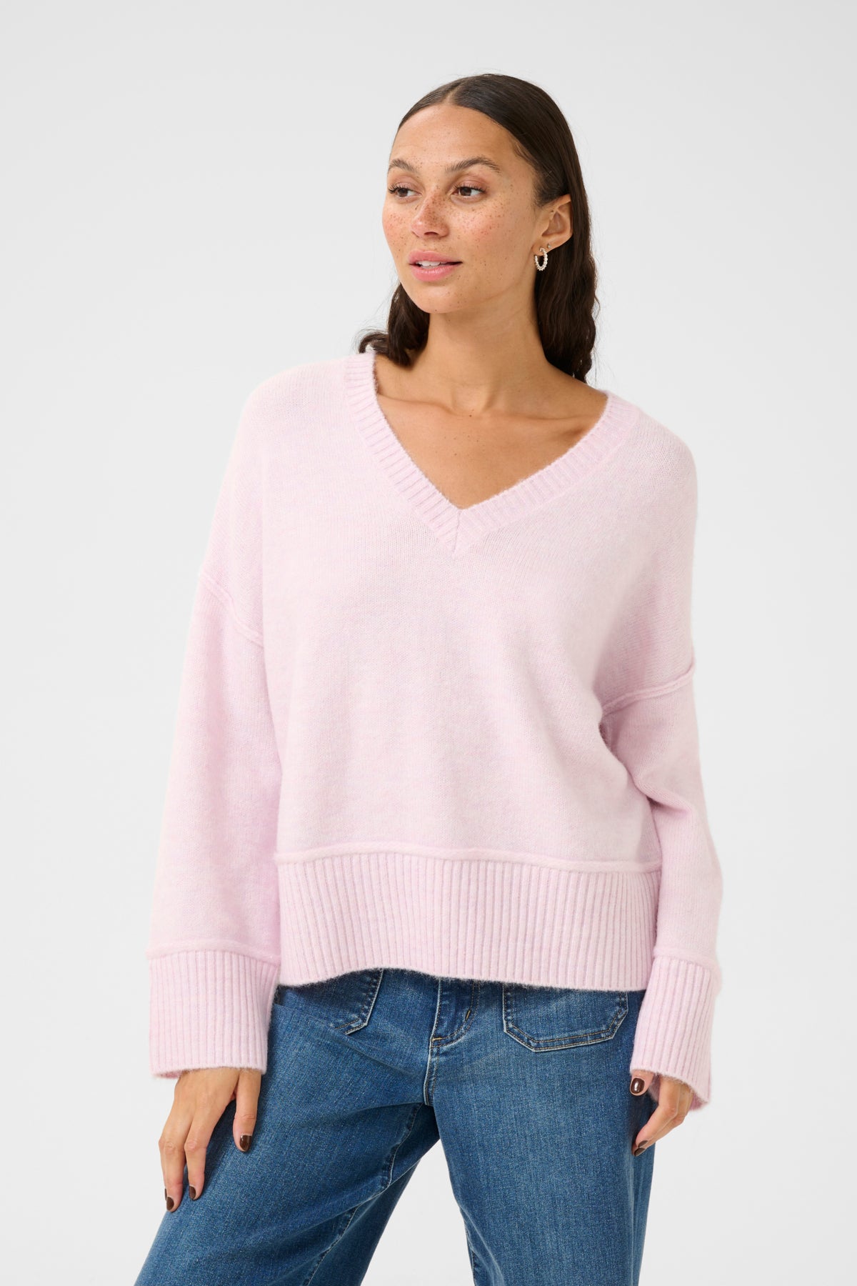 KAfridana Pullover Lilac Snow Melange
