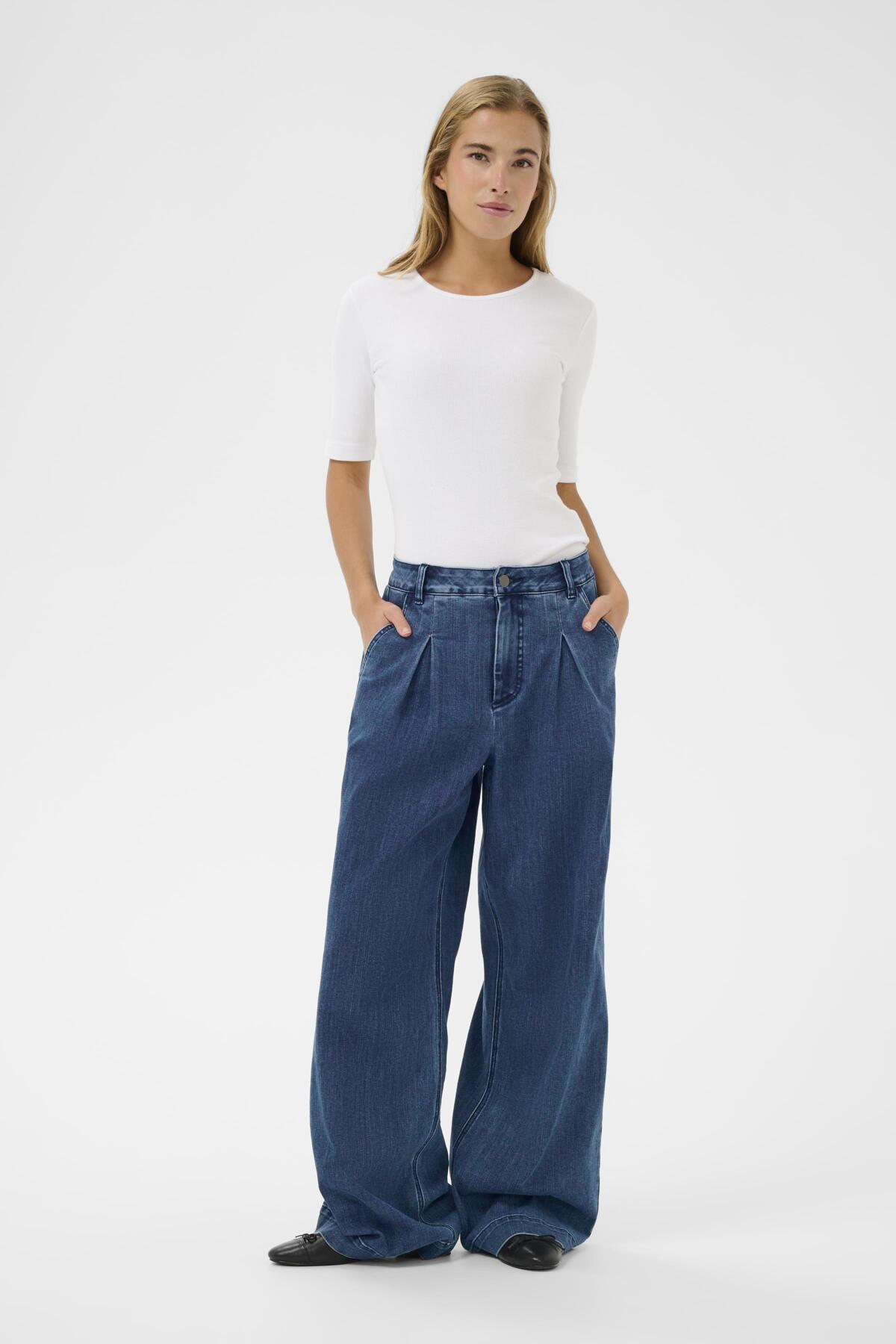 KAlea Wide Jeans 10509348 Medium Blue Denim