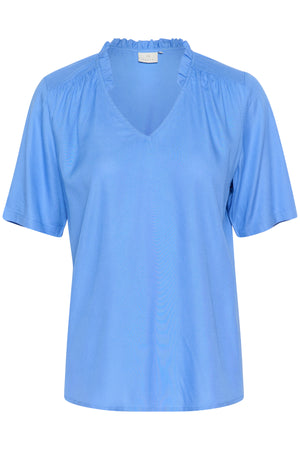 KAtina Solid Blouse ULTRAMARINE - 10509457