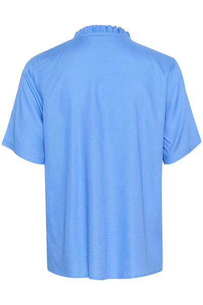 KAtina Solid Blouse ULTRAMARINE - 10509457 Thumbnail