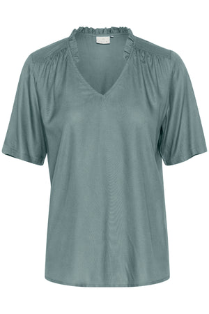 KAtina Solid Blouse Balsam Green - 10509457