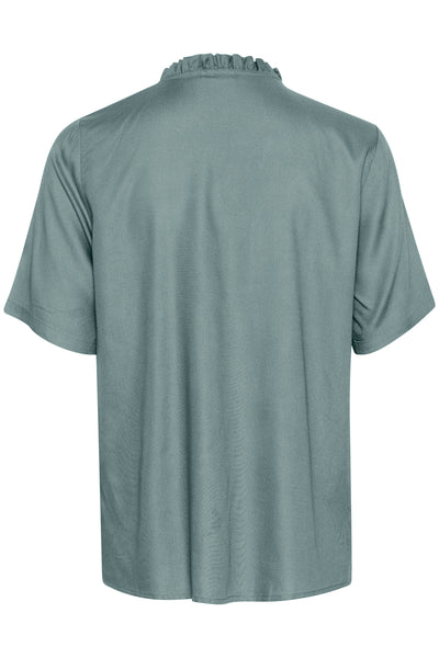 KAtina Solid Blouse Balsam Green - 10509457 Thumbnail
