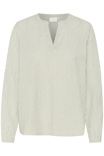 KAlena Shirt Green/Chalk Stripe Thumbnail