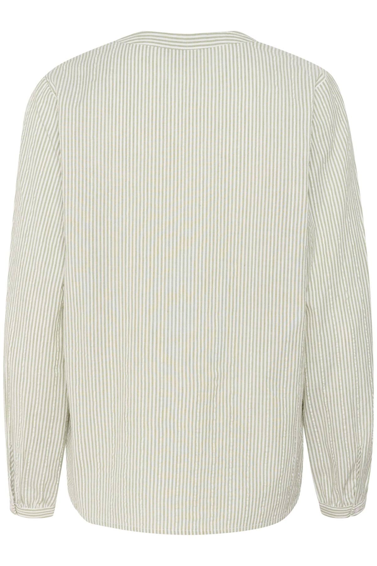 KAlena Shirt Green/Chalk Stripe