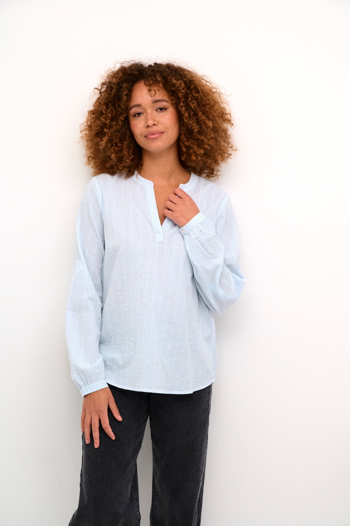 KAlena Shirt Windsurfer/Chalk Stripe