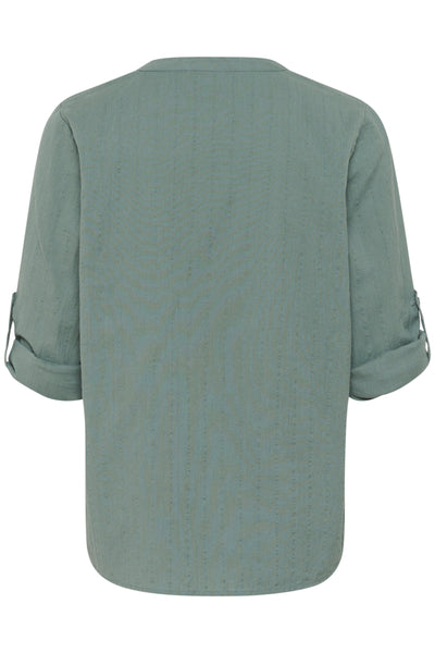 KAlena Solid Shirt Balsam Green - 10509586 Thumbnail
