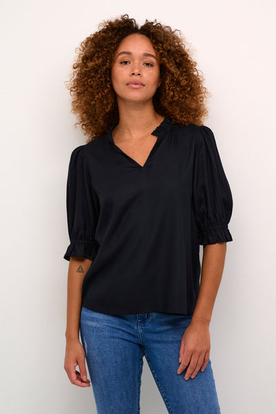 KAelly Solid Blouse Black deep - 10509612 Thumbnail