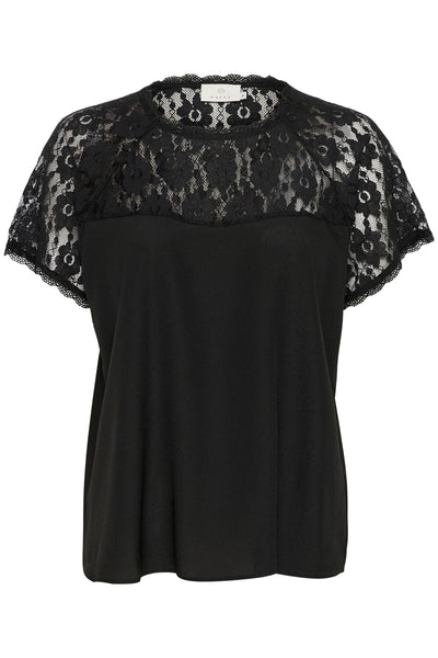 KAsilja Lace Blouse 10509634 Black deep Thumbnail