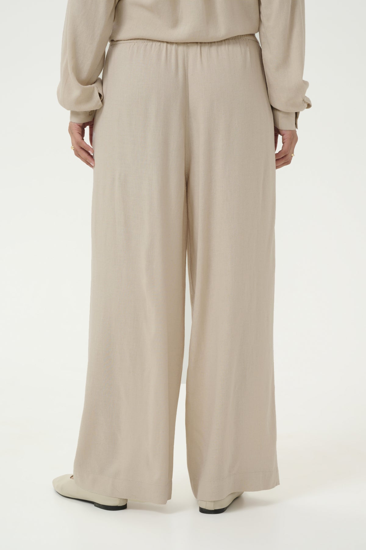 KAmilia Cropped Wide Pants Feather Gray - 10509666