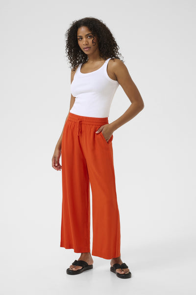 KAmilia Cropped Wide Pants GRENADINE - 10509666 Thumbnail