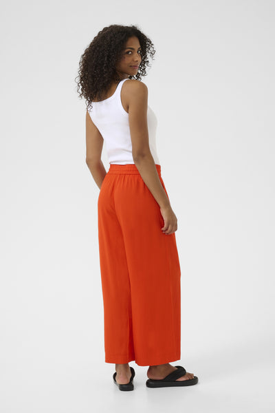 KAmilia Cropped Wide Pants GRENADINE - 10509666 Thumbnail