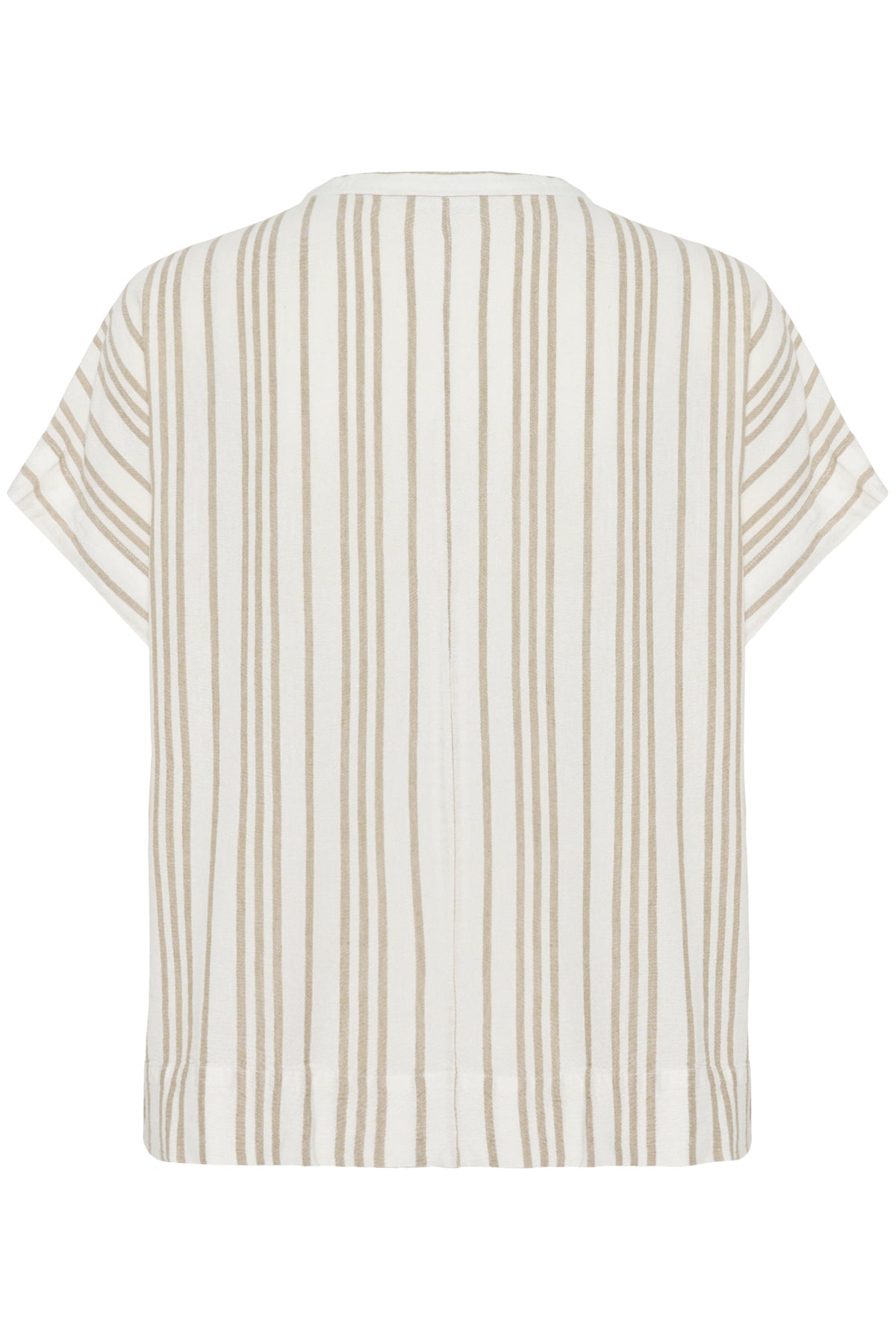 KAmilia Wing SL Blouse Chalk / Chinchilla Stripe - 10509670
