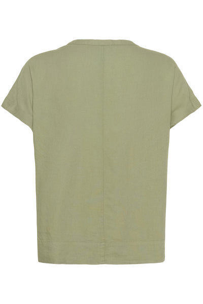 KAmilia Wing SL Blouse Oil Green - 10509670 Thumbnail