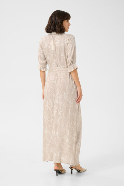 KAmira Plain Weave Dress Print Feather Gray,Chalk Print Thumbnail
