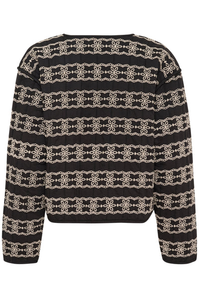 KAronia Jacket Black / Chalk embroidery - 10509824 Thumbnail