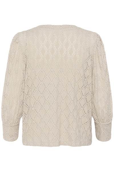 KAtio Lace Blouse Feather Gray - 10509843 Thumbnail