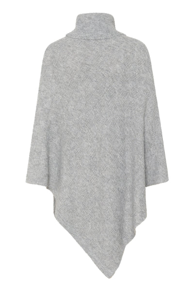 KAlouie Poncho Grey Melange - 10509849 Thumbnail