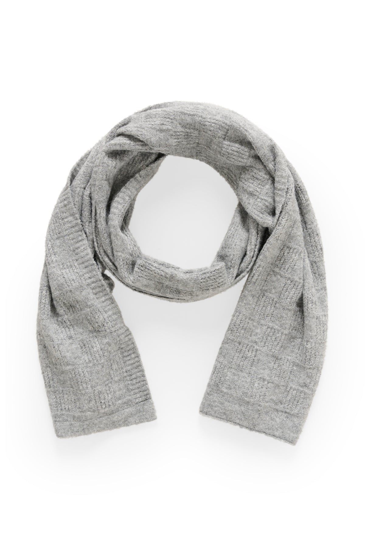 KAlouie Scarf Grey Melange - 10509852