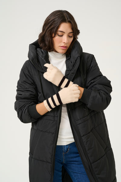 KAnia Gloves SandDollar/Black Stripe - 10509901 Thumbnail