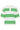 KAlizza Polo Knit Chalk/Bright Green Stripe - 10 - 10509932