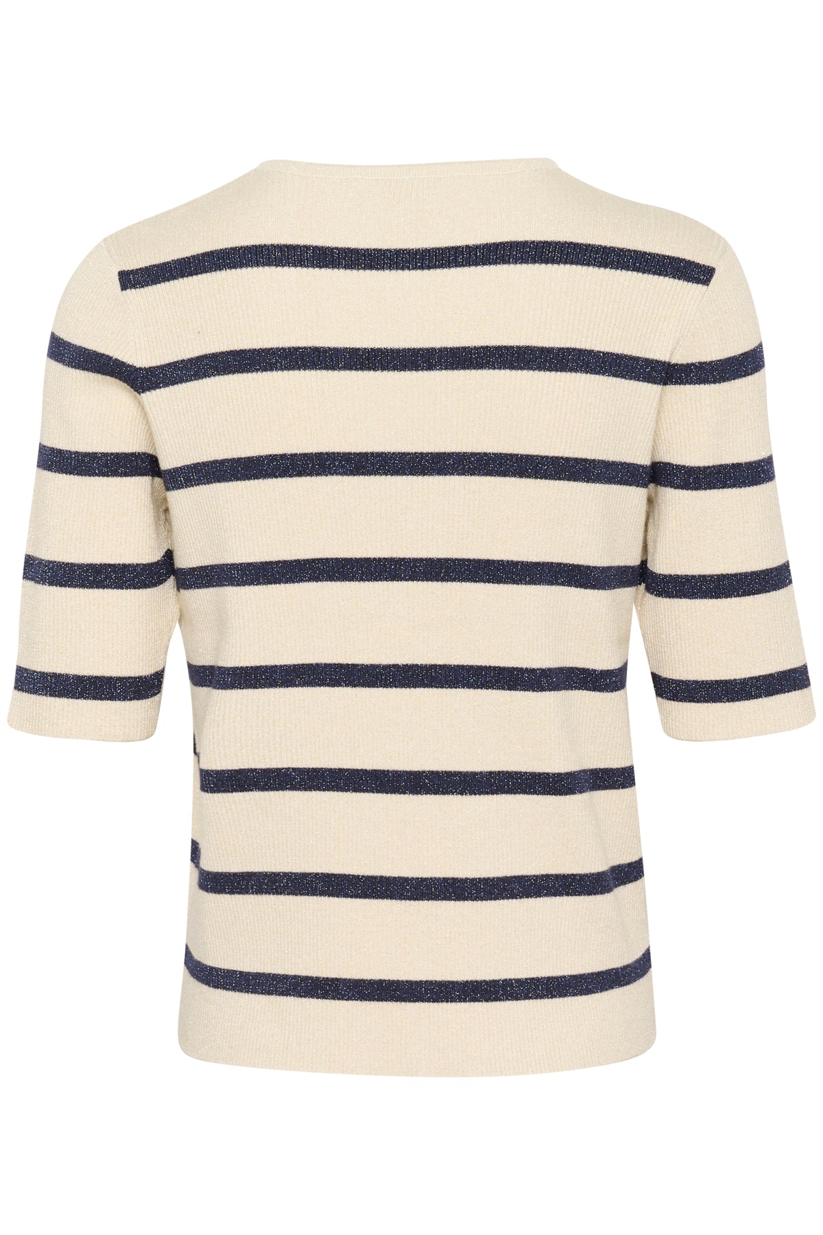 KAmorita Cardigan Silver white/ Blue stripe - 10509948