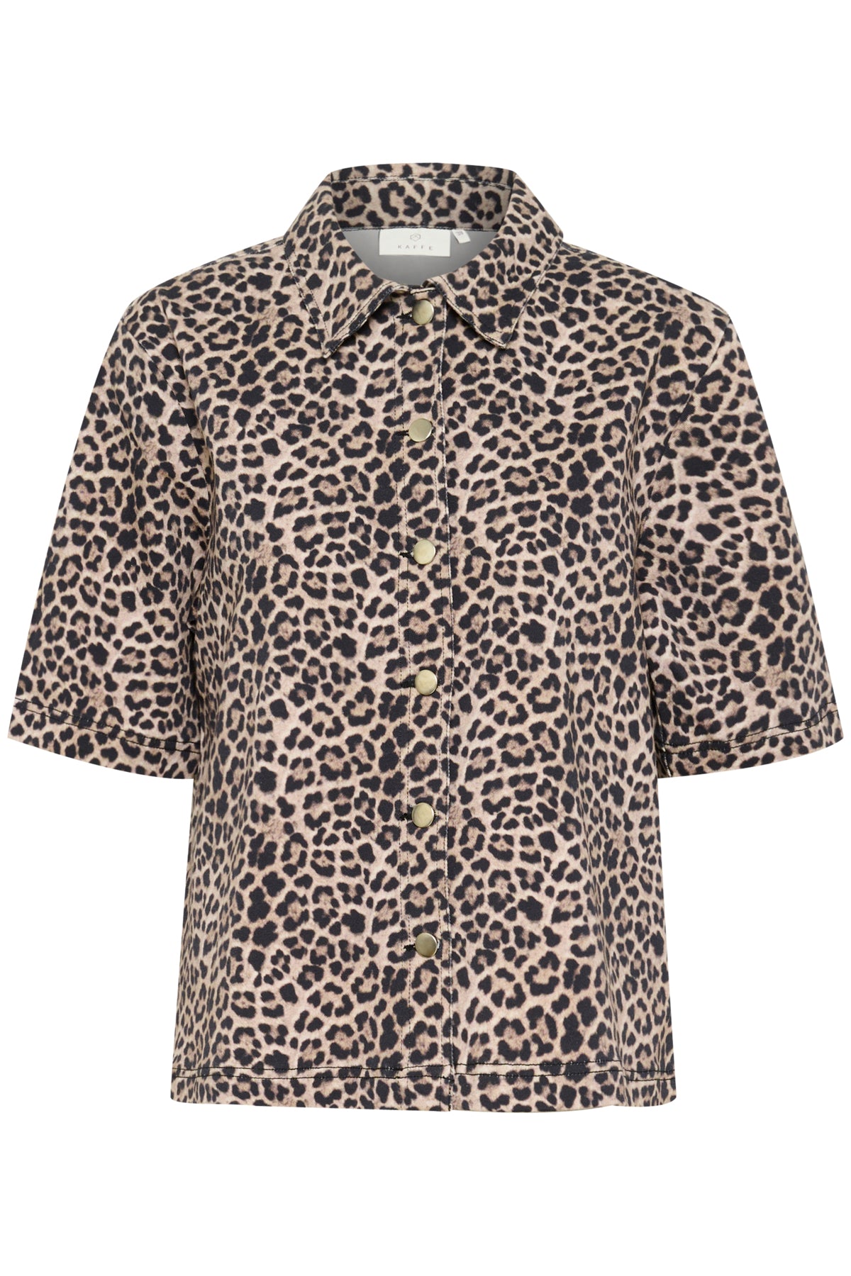 KAleonora Denim Shirt Classic Leopard Print - 10510030
