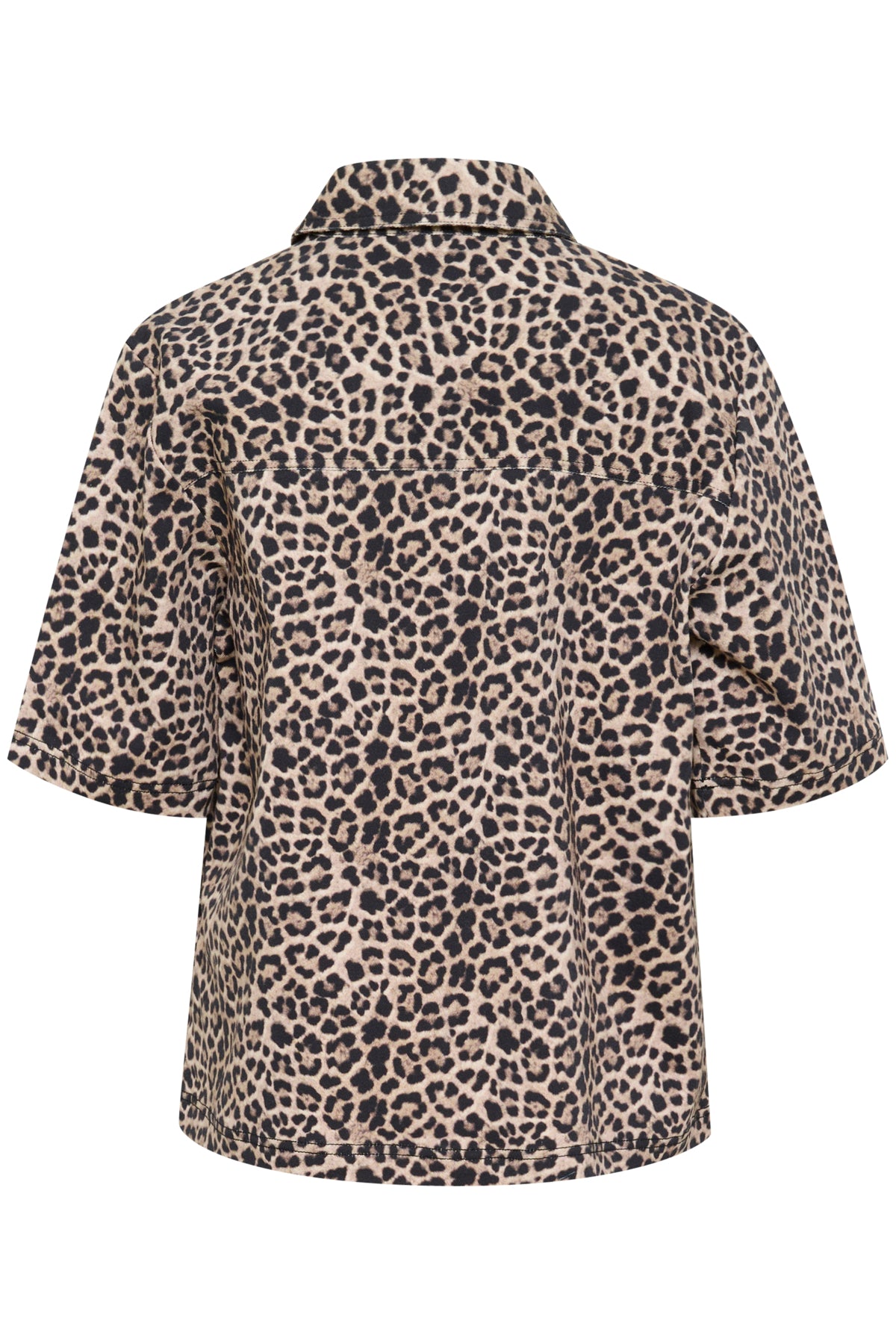 KAleonora Denim Shirt Classic Leopard Print - 10510030