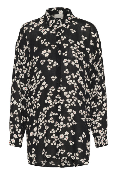 KAthora Amber Shirt Black/Chalk/Red Petit Fleur - 10510035 Thumbnail