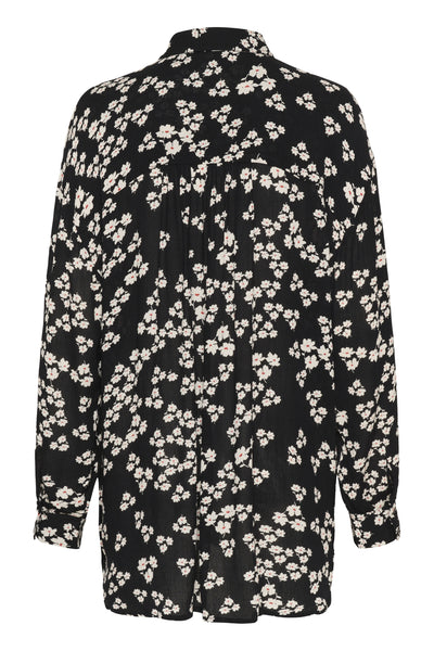 KAthora Amber Shirt Black/Chalk/Red Petit Fleur - 10510035 Thumbnail