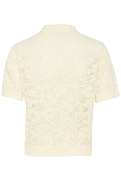 KAabela Knit Polo Turtledove - 10510063 Thumbnail