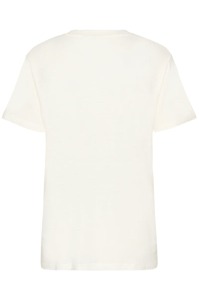KAmaria V-neck T-Shirt Chalk Thumbnail